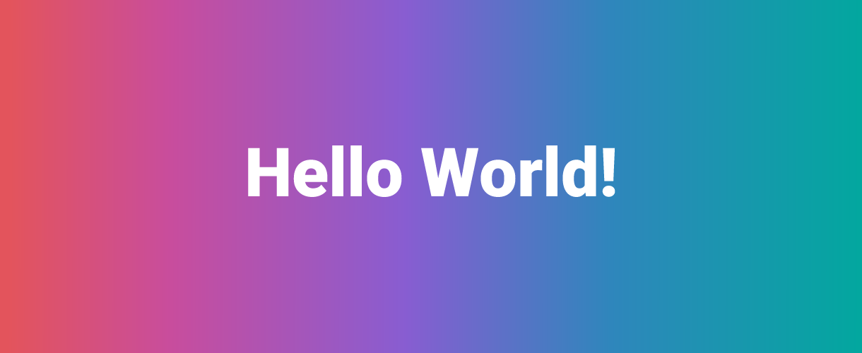 Hello World!